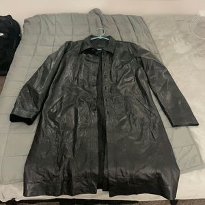 Mens Prada Leather Coat